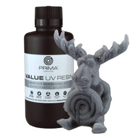 RESINA UV LAVABILE CON ACQUA PRIMACREATOR VALUE - 500 ML - ARGENTO CROMATO
