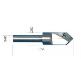 Fresa V Carve 6mm
